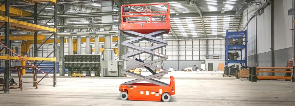 Scissor lifts are one type of mobile lifting equipment for working at heights