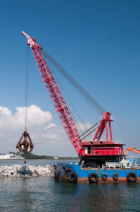 maintenance of deck crane 